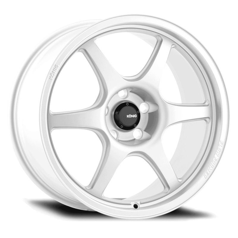 Konig Hexaform 18X9.5 5X114.3 ET25 Gloss White Flow Formed