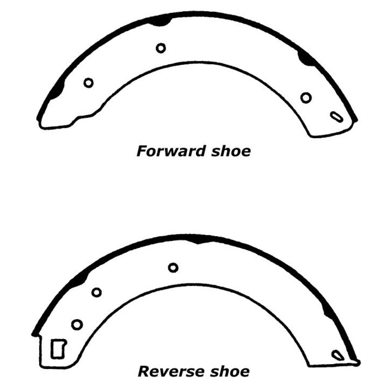 Porterfield Brake Shoes for 1976 LOTUS ELITE