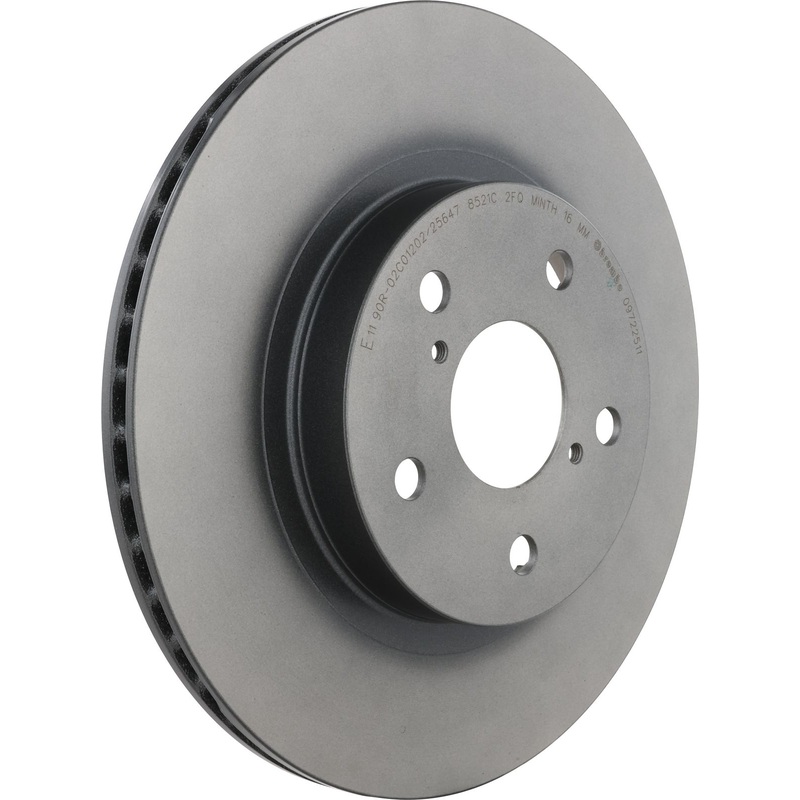 PRIME UV Coated Front Disc Brake Rotor - 09.7225.11