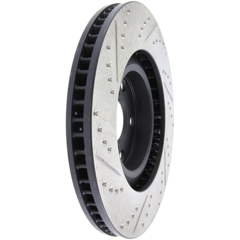 StopTech 5/93-98 Toyota Supra Turbo Left Front Slotted & Drilled Rotor