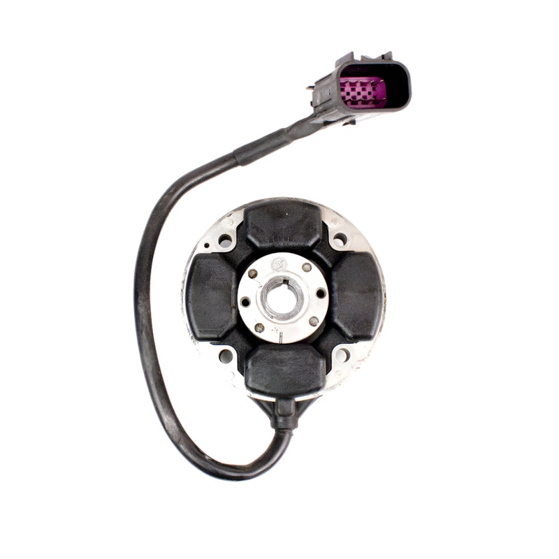 (276A) X30125952 IAME X30 USED Selettra Stator Ignition, Purple Connector