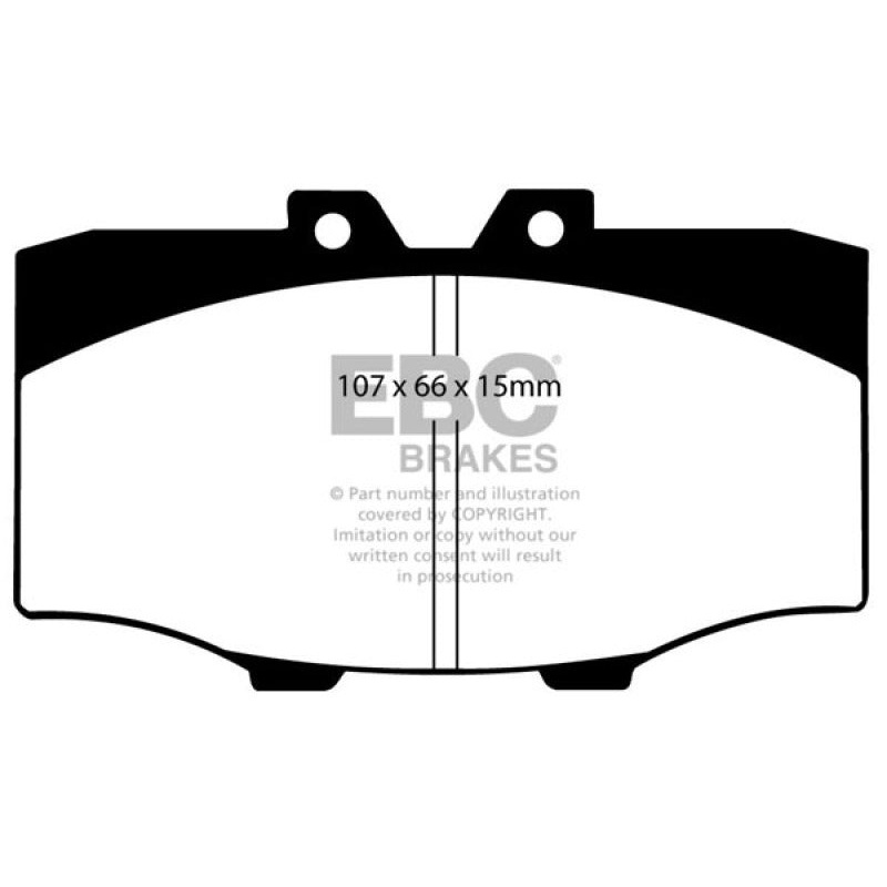 EBC 84-88 Toyota 4 Runner 2.4 Yellowstuff Front Brake Pads
