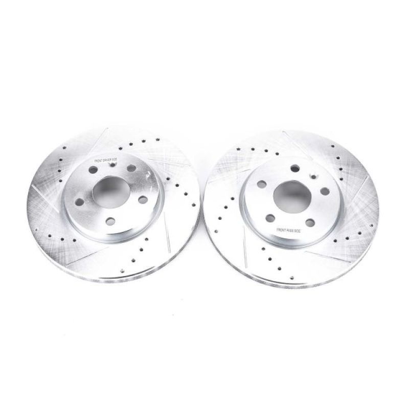 PowerStop Power Stop 2010 Buick Allure Front Evolution Drilled & Slotted Rotors - Pair