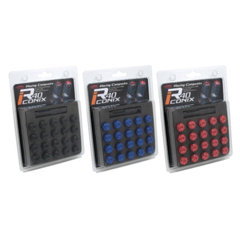 Project Kics R40 Iconix M12 Aluminum Cap Set