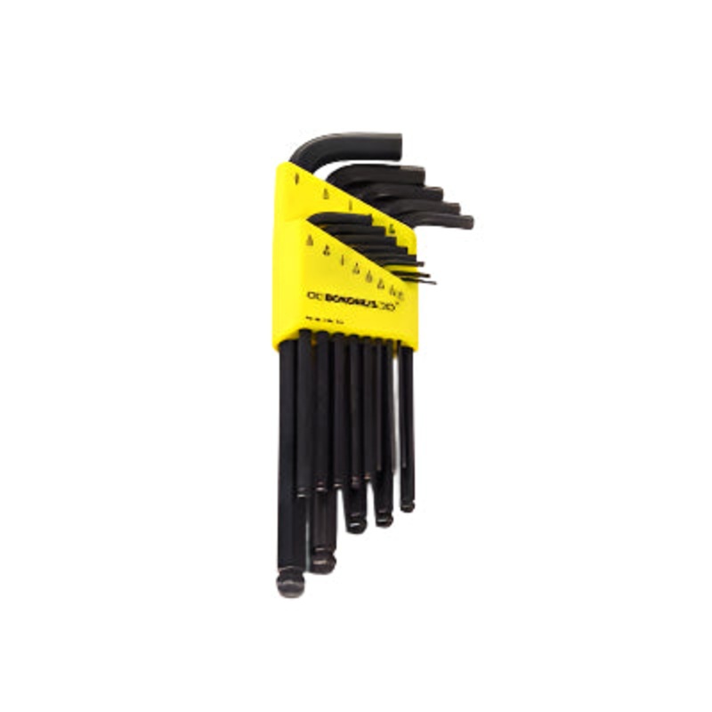 10937 US Standard L Allen Wrench Set, 13 Piece Set