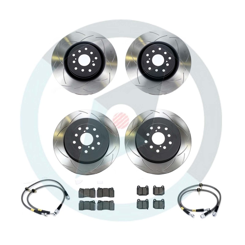 DBA T2 Street Brake Rotor Package Deal - Choice of Pads - 2018-2021 STI