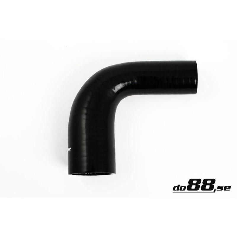 Silicone Hose Black 90 degree 1,875 - 2,125'' (48-54mm)