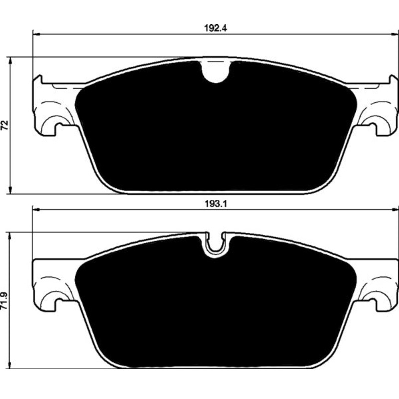 Porterfield Brake Pads for 2014 MERCEDES-BENZ ML500