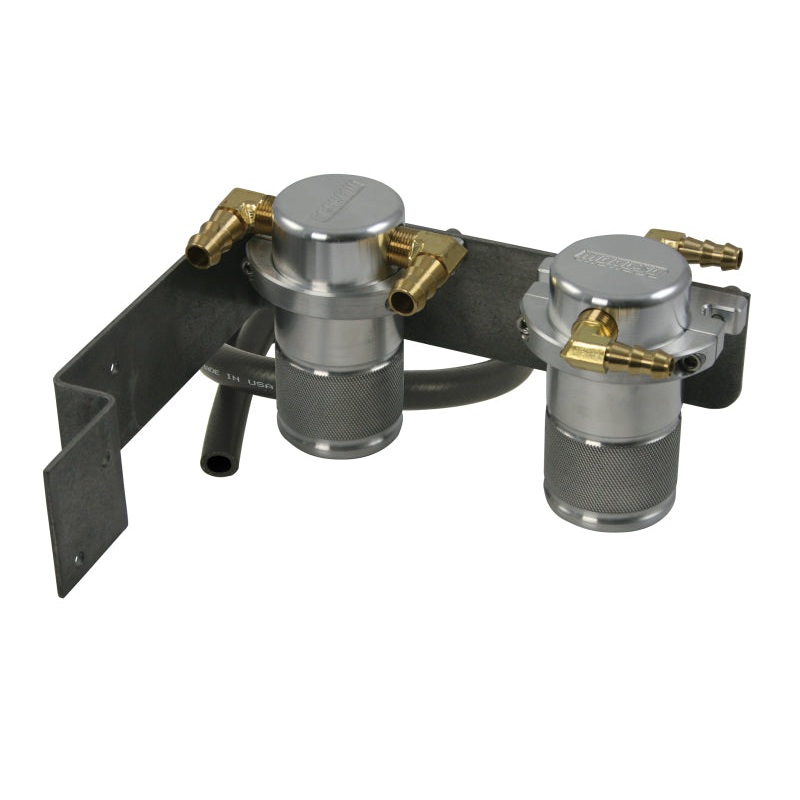 Moroso Air Oil Separator Small Body Raw Finish Billet Aluminum Subaru STI 2008-2014 | 85644