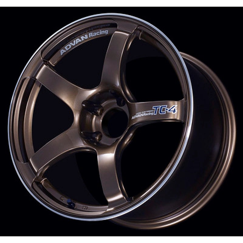 Advan TC4 15x7.0 +42 4-100 Umber Bronze Metallic & Ring Wheel