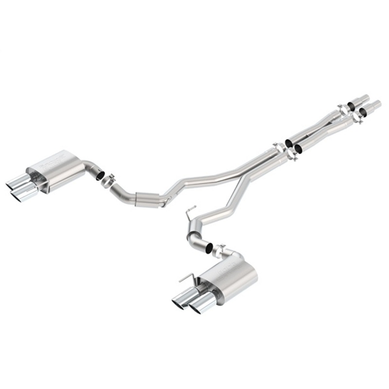 Borla Cat-Back Exhaust System - S-Type | 2018-2020 Ford Mustang Coupe 5.0L (140745)