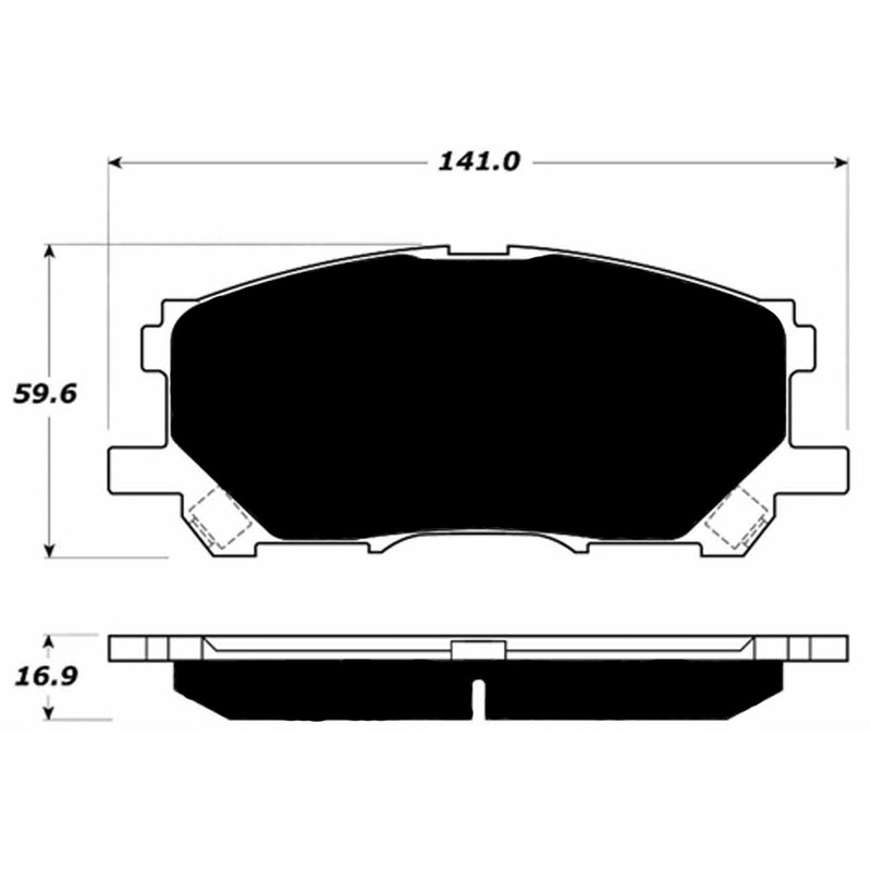 Porterfield Brake Pads for 2006 TOYOTA HIGHLANDER Hybrid
