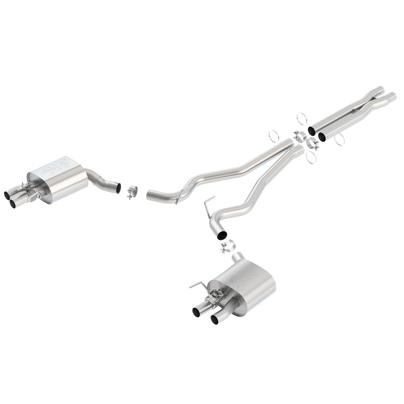 Borla Cat-Back Exhaust System - ATAK | 2015-2020 Ford Mustang 5.2L (140684)