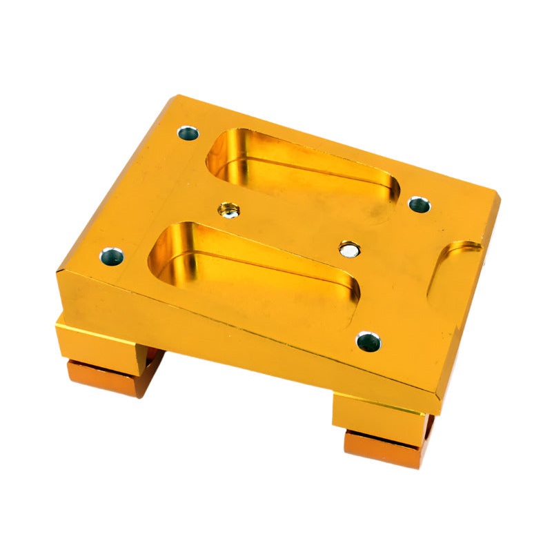 Close Out! Parolin Gold Engine Mount, Two Piece Slider with Clamps, 30mm