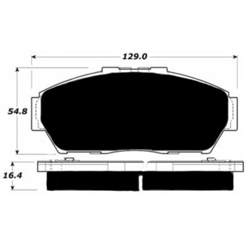 Porterfield Brake Pads for 2000 ACURA INTEGRA
