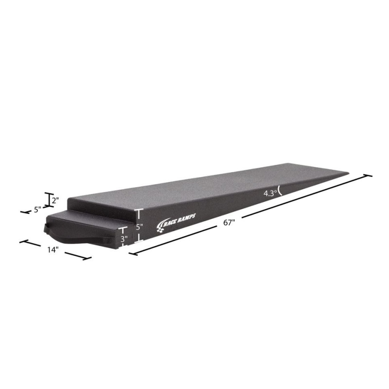 Race Ramps 5in. Trailer Ramp - 4.3 Degree Approach Angle