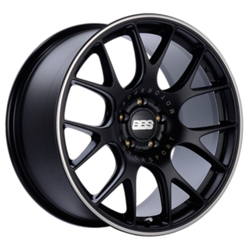 BBS CH-R Wheel - 19x8.5 +51 | 5x130 | Satin Black w/ Motorsport Etching