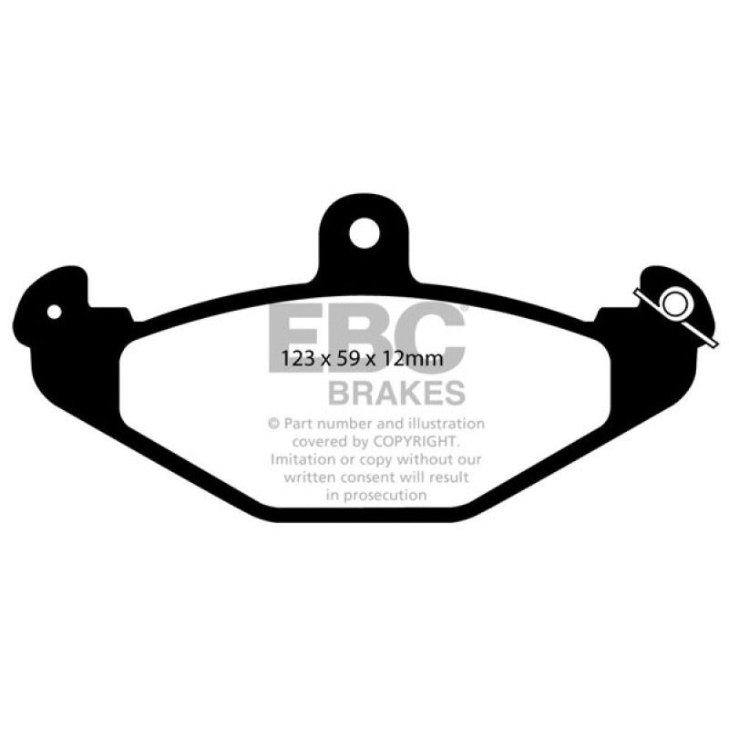 EBC 08+ Lotus 2-Eleven 1.8 Supercharged Redstuff Rear Brake Pads