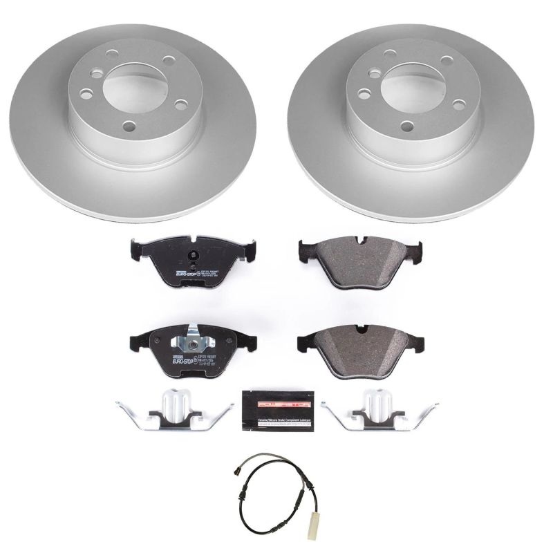 PowerStop Power Stop 13-15 BMW X1 Front Euro-Stop Brake Kit