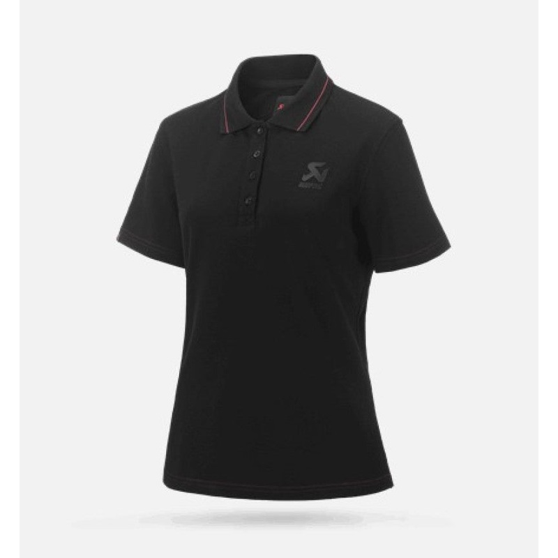 Akrapovic Corpo Polo Black Womens - XL