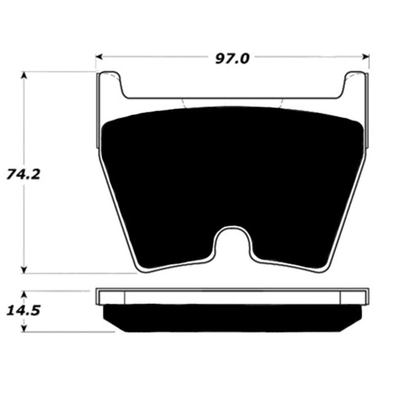 Porterfield Brake Pads for 2008 AUDI R8 - (Excluding Ceramic Discs)