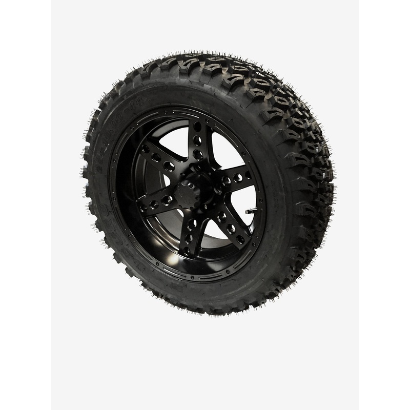23x10.00-14 Duro Desert on Chaos Matte Black Wheel