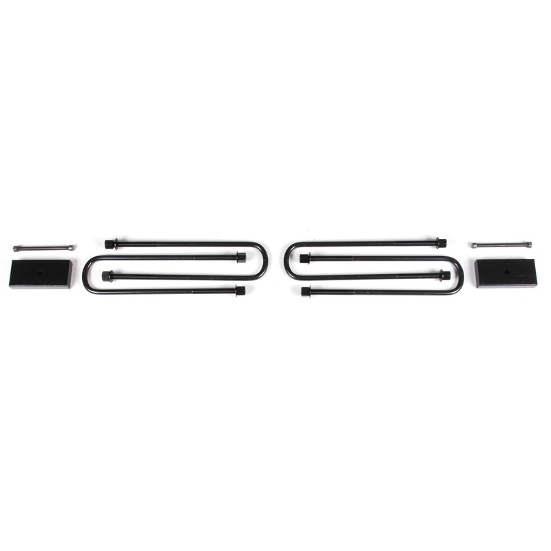 BDS 1 in. Bolt-On Rear Block & U-Bolt Kit | BDS013108 / 013108 | 2017 - 2025 Ford Superduty F250 F350