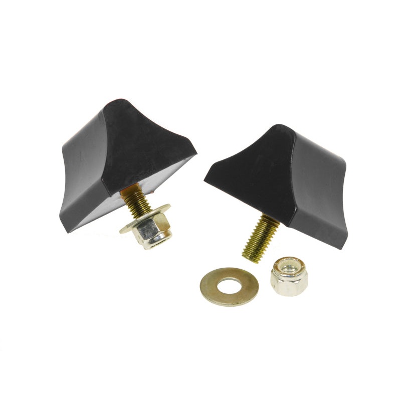 Prothane Universal Bump Stop 1-3/8 X 2 X 2-1/4 Wedge - Black