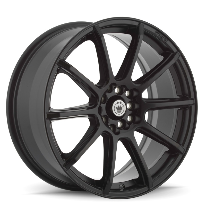 Konig Control 14x6 4x100 / 4x108 ET38 Matte Black
