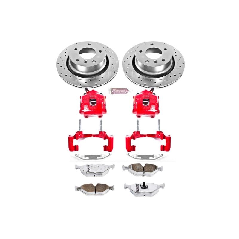 PowerStop Power Stop 03-08 BMW Z4 Rear Z26 Street Warrior Brake Kit w/Calipers