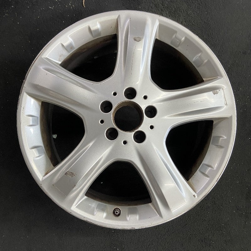 19" MERCEDES ML-CLASS 06-07 164 Type; ML350 19x8 5 spoke ribbed spokes natural finish Original OEM Wheel Rim