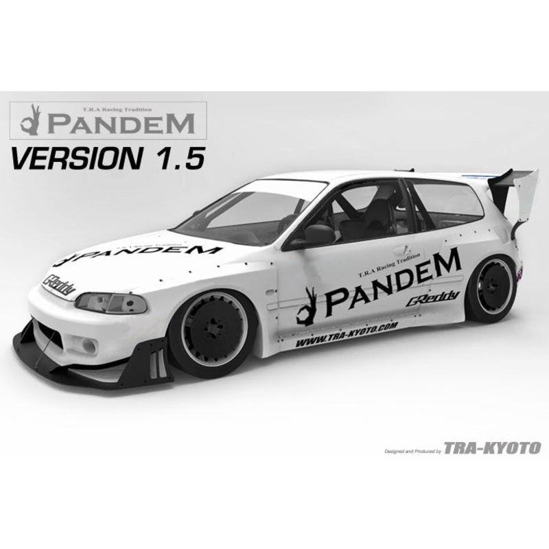 GReddy Pandem Rocket Bunny Full Wide-Body Aero Kit V1.5 | 1992-1998 Honda Civic (17050120)