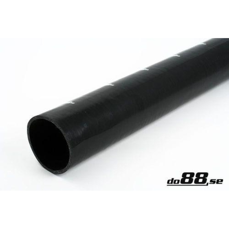 Silicone Hose Black straight length 4'' (102mm)