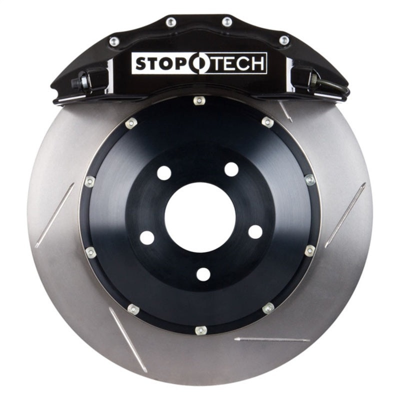 StopTech 14-15 BMW M3 / M4 Front BBK w/ Black ST-60 Calipers Slotted 380x32mm Rotors
