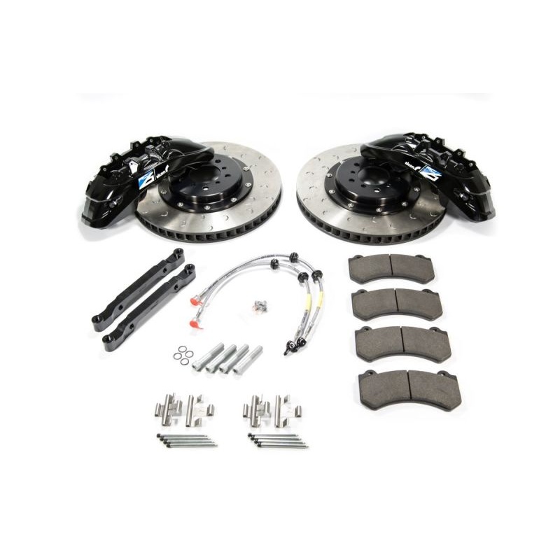 Alcon 2009+ Nissan GT-R R35 412x36mm Rotor Sky Blue 6 Piston Caliper RC6 Front Axle Kit