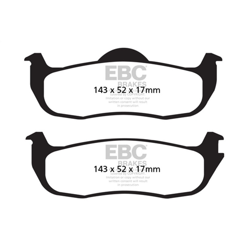 EBC 04-05 Infiniti QX56 5.6 Yellowstuff Rear Brake Pads