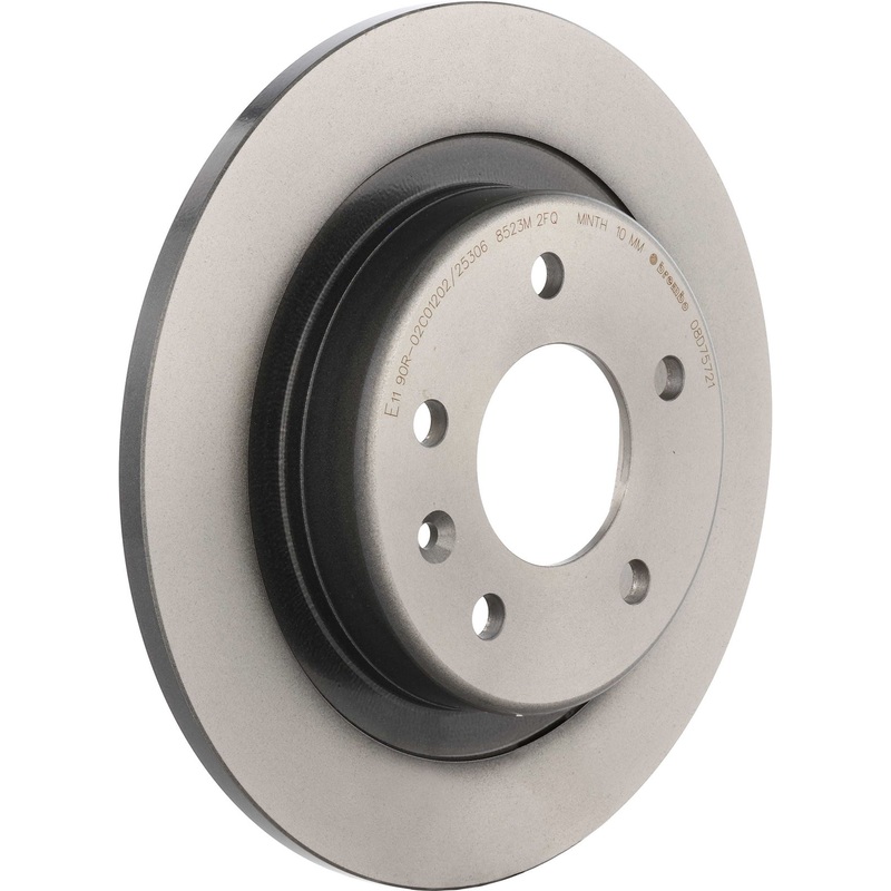 PRIME UV Coated Rear Disc Brake Rotor - 08.D757.21