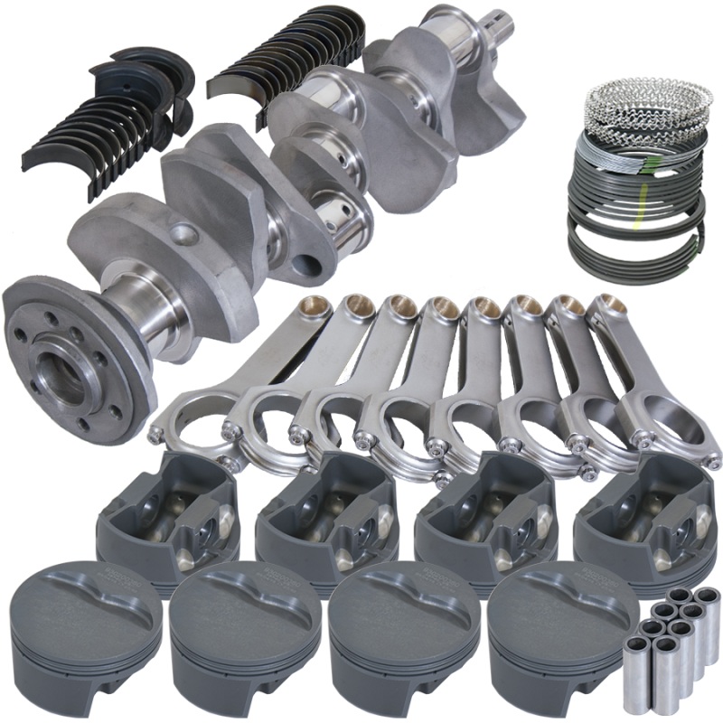 Eagle Chevy 350 3.500in Crank 6.000in H-Beam -5cc Flat Top 4.040in Pistons Rotating Assembly
