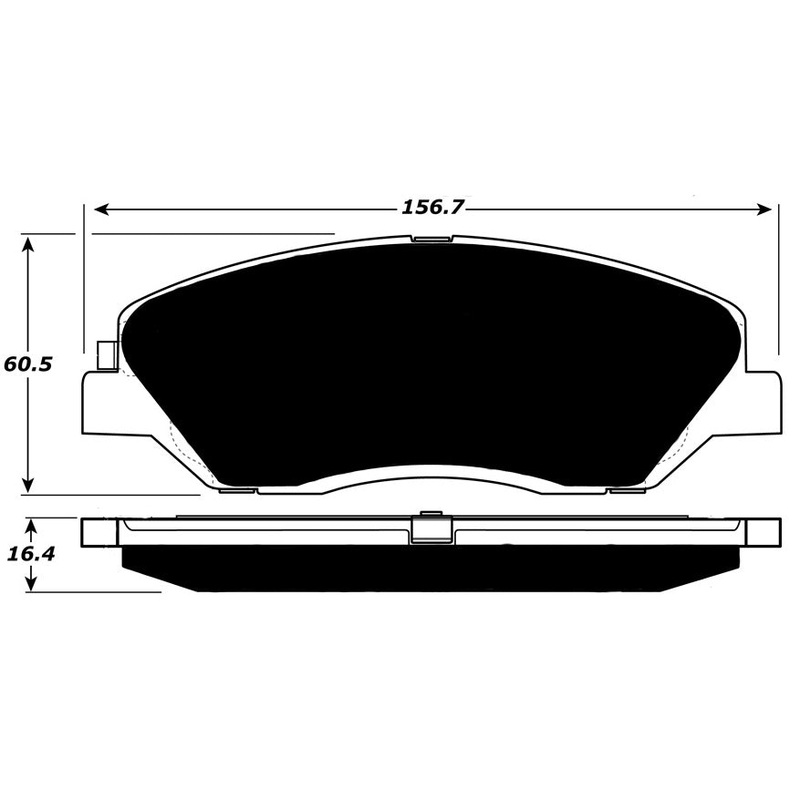 Porterfield Brake Pads for 2015 HYUNDAI SANTA FE V6 2WD