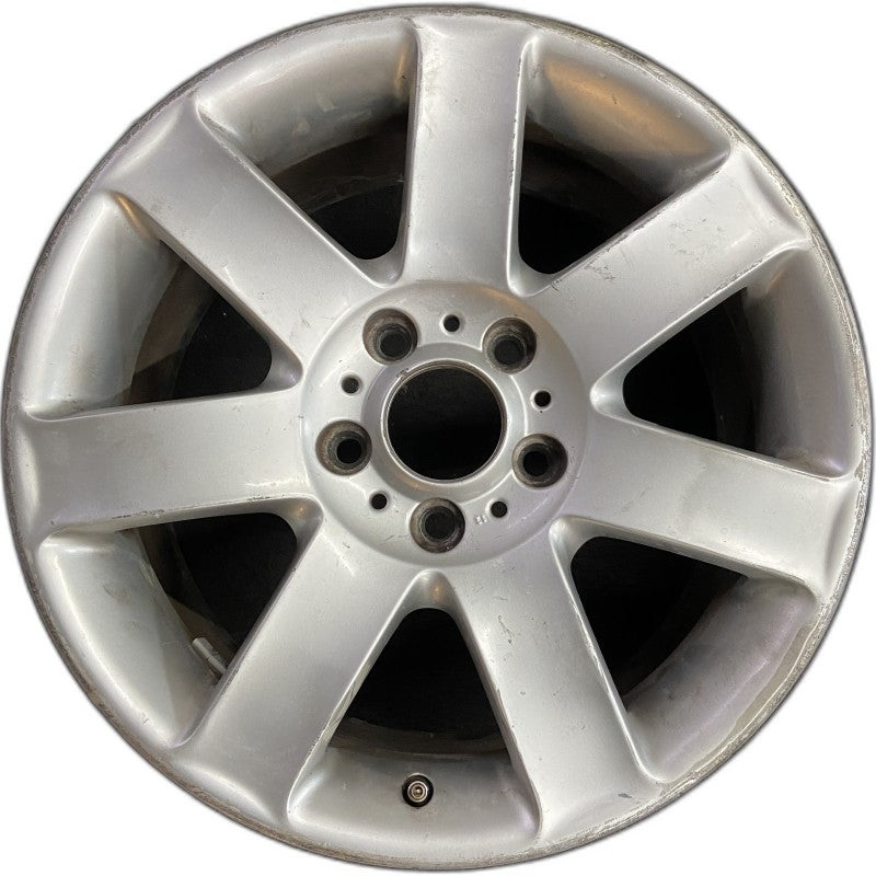 17" BMW 320i 01-05 Sdn Canada market 17x8 alloy 7 spoke exposed lug nuts flat spoke Original OEM Wheel Rim