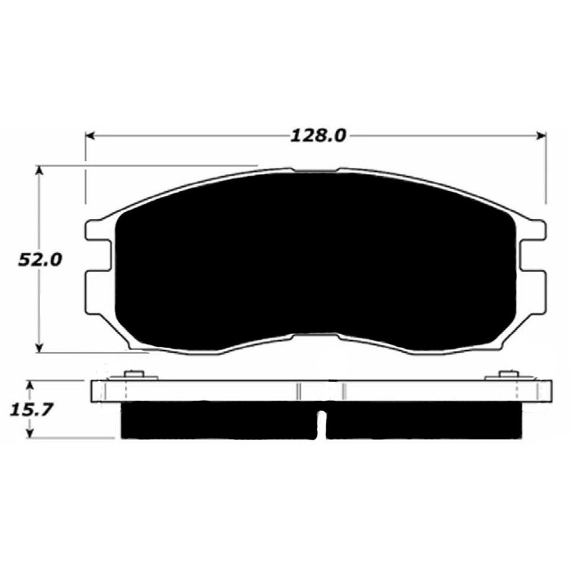 Porterfield Brake Pads for 2005 DODGE STRATUS Coupe - 4 cyl.