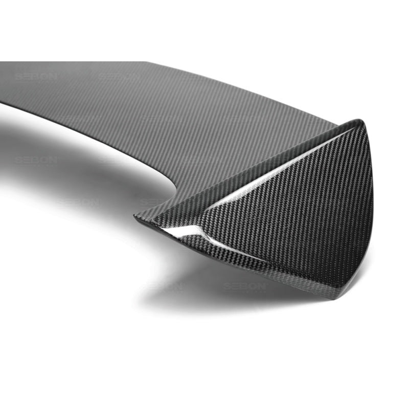 Seibon 08-10 Subaru WRX/STi Hatchback OEM-style Carbon Fiber Rear Spoiler w/ LED Cutout