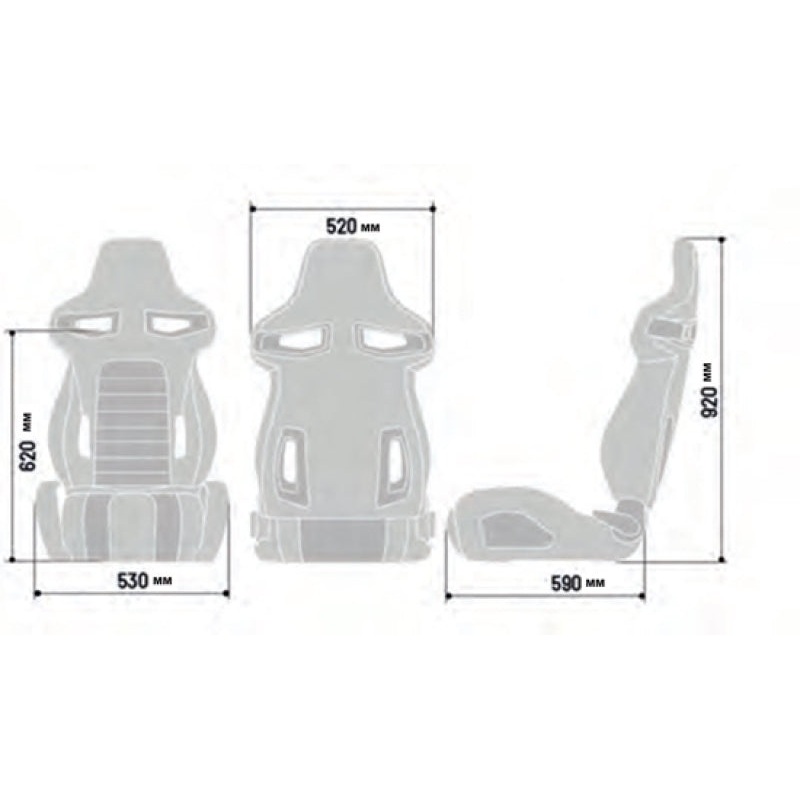 Sparco Seat R333 2021 Black