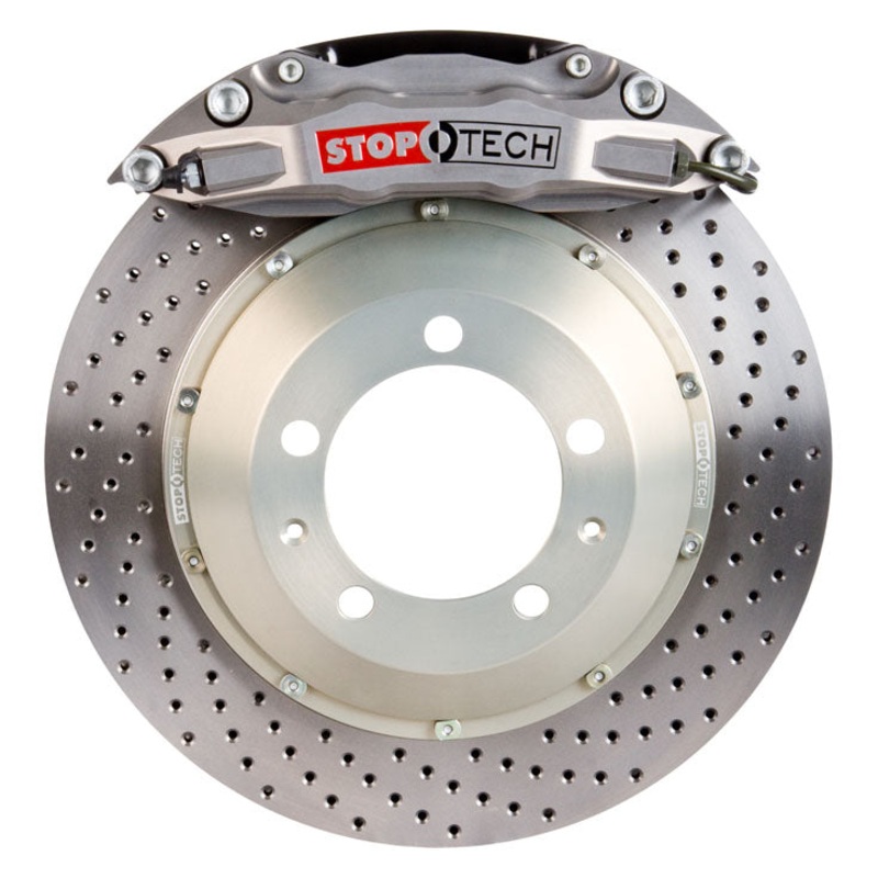 StopTech STR-40 Trophy Big Brake Kit Front 355x32mm Drilled Rotors - 15-20 WRX