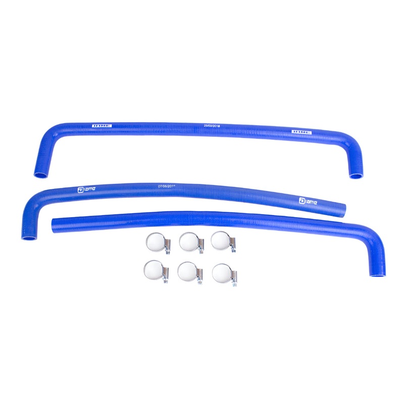 (550A) IA-T8301AC IAME X30 Complete Radiator Water Pipe Kit with Hose Clamps