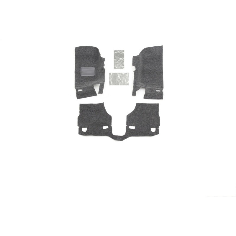 BedRug 11-16 Jeep JK 2Dr Front 3pc Floor Kit (Incl Heat Shields)