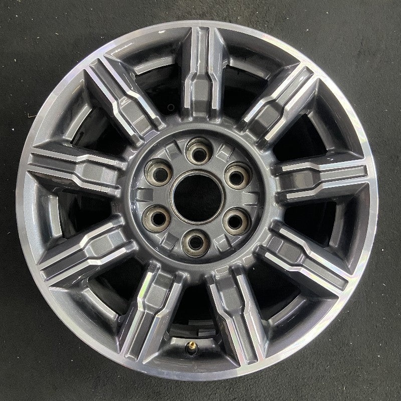18" SIERRA 1500 PICKUP 24 18x8.5 9 spoke machined dark gray opt 57N Original OEM Wheel Rim