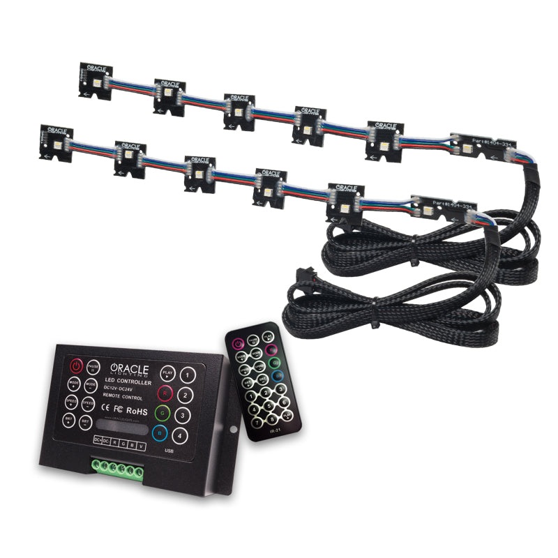 Oracle RGB+W Headlight Halo Upgrade Kit ColorSHIFT 2 Infiniti Q50 2014-21 | orl1404-333