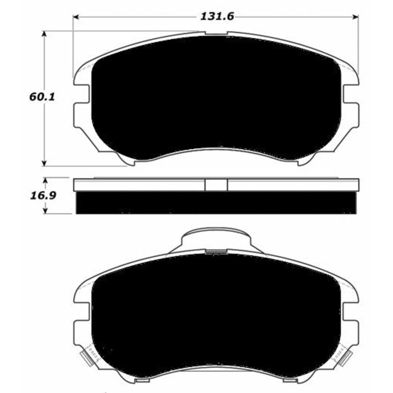 Porterfield Brake Pads for 2006 HYUNDAI TUCSON