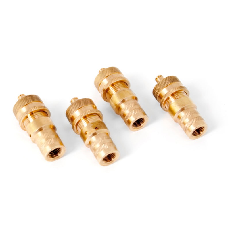 Rugged Ridge Tire Deflator Kit 4-Piece Brass